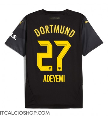 Borussia Dortmund Karim Adeyemi #27 Seconda Maglia 2024-25 Manica Corta